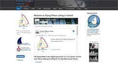 Desktop Screenshot of flyingfifteen.ie