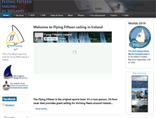 Tablet Screenshot of flyingfifteen.ie